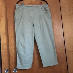 Olive Green Capri Pants